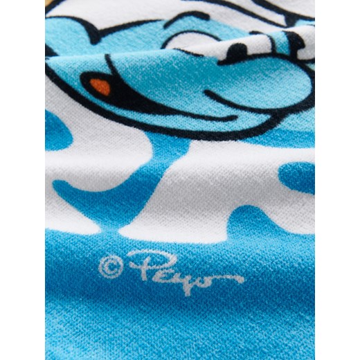 Reserved - Ręcznik kąpielowy Smerfy - jasnoniebieski Reserved ONE SIZE Reserved