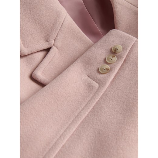 Reserved - Dwurzędowy płaszcz - różowy Reserved XS Reserved