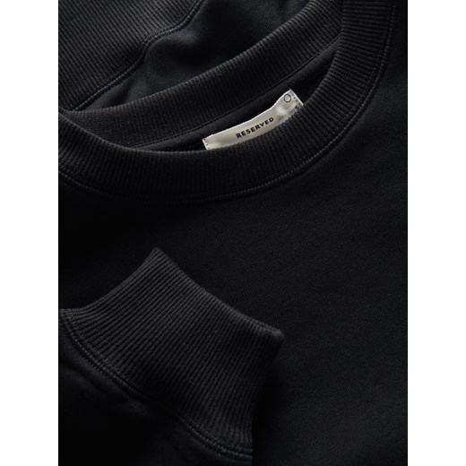 Reserved - Bawełniana bluza - czarny Reserved L Reserved