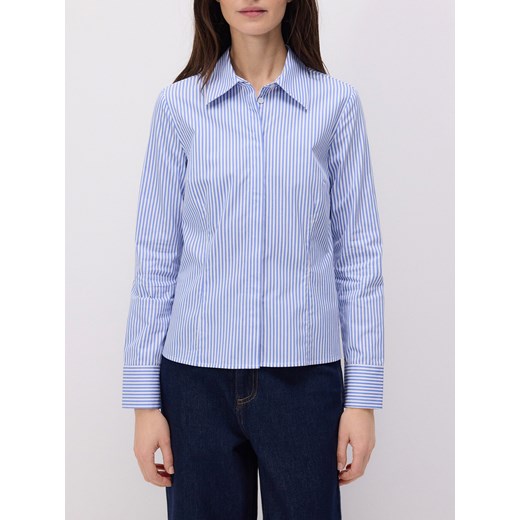 Reserved - Bawełniana koszula - niebieski Reserved L Reserved