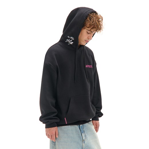 Cropp - Bluza z kapturem i nadrukiem Jokera - czarny ze sklepu Cropp w kategorii Bluzy męskie - zdjęcie 177588096