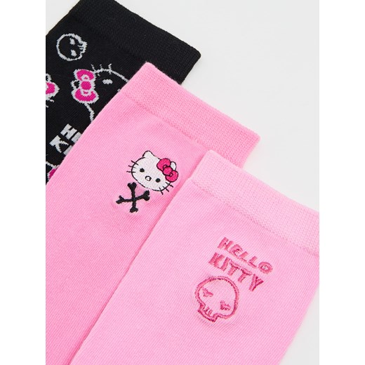 Cropp - Zestaw skarpet Hello Kitty - różowy Cropp 39-41 Cropp