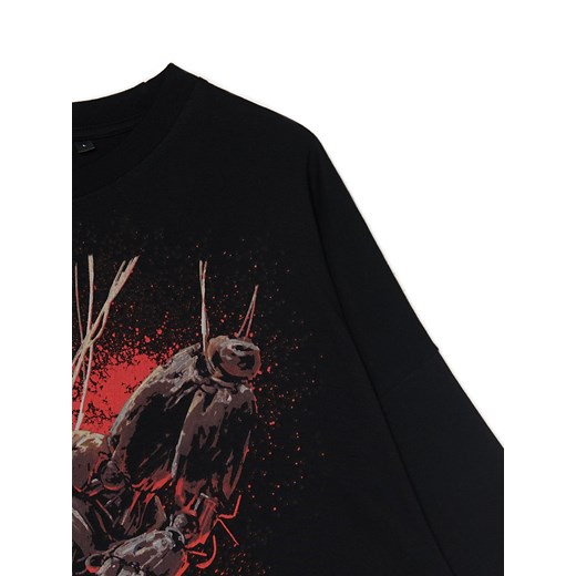 Cropp - Czarny T-shirt Five Nights at Freddy's - czarny Cropp XS Cropp