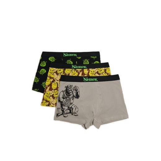 Cropp - Bokserki 3 pack ze Shrekiem - zielony ze sklepu Cropp w kategorii Majtki męskie - zdjęcie 177589239