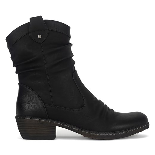 Kowbojki Rieker 93770-01 Czarny Rieker 37 eobuwie.pl