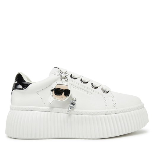 Sneakersy KARL LAGERFELD Kreeper Lo KL42376T Biały Karl Lagerfeld 38 eobuwie.pl