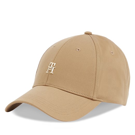 Czapka z daszkiem Tommy Hilfiger Elevated Chic Cap AW0AW17128 Khaki Tommy Hilfiger one size eobuwie.pl