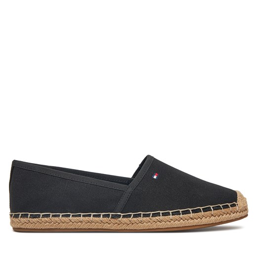 Espadryle Tommy Hilfiger Flag Canvas Espadrille FW0FW08541 Czarny Tommy Hilfiger 41 eobuwie.pl
