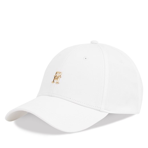 Czapka z daszkiem Tommy Hilfiger Elevated Chic Cap AW0AW17128 Biały Tommy Hilfiger one size eobuwie.pl