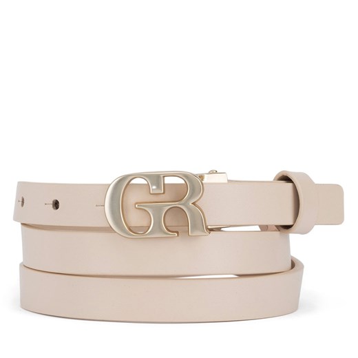 Pasek Gino Rossi BLYL23007 Beżowy Gino Rossi L eobuwie.pl