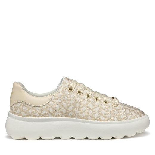 Sneakersy Geox D Spherica Ec4.1 D55TCD 0DSBC C1122 Beżowy Geox 38 eobuwie.pl