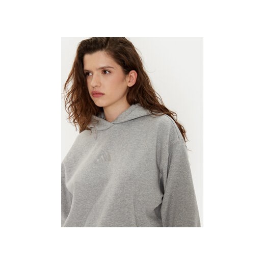 adidas Bluza ALL SZN Fleece IY6760 Szary Loose Fit S MODIVO