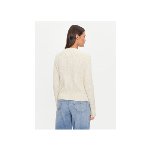 Tommy Jeans Sweter Essential DW0DW18683 Beżowy Regular Fit Tommy Jeans XXS MODIVO