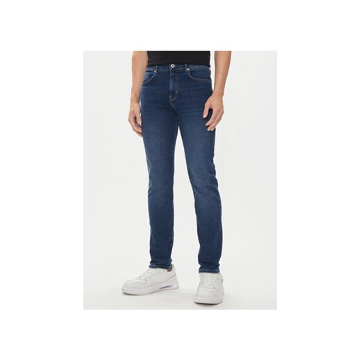 Karl Lagerfeld Jeans Jeansy 245D1102 Granatowy Skinny Fit ze sklepu MODIVO w kategorii Jeansy męskie - zdjęcie 177602806