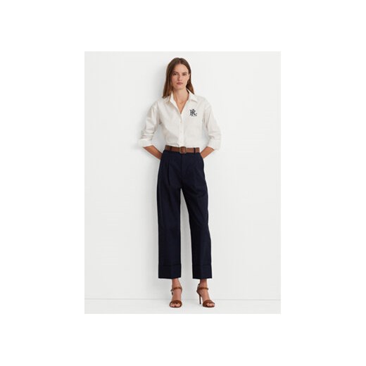 Lauren Ralph Lauren Koszula 200932538001 Biały Straight Fit S MODIVO