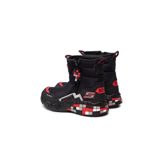 Skechers Śniegowce Cuboforce 402198L/BKRD Czarny Skechers 30 MODIVO