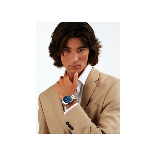 Maserati Zegarek Competizione Diver R8873600002 Srebrny Maserati uniwersalny MODIVO