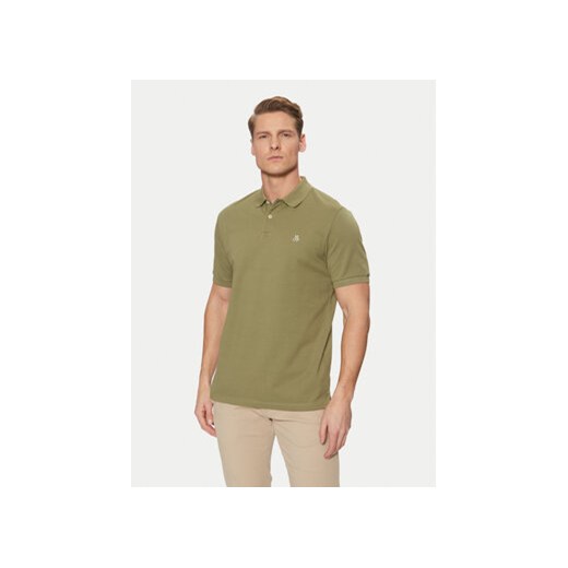 Marc O'Polo Polo B21223053092 Khaki Regular Fit ze sklepu MODIVO w kategorii T-shirty męskie - zdjęcie 177618188