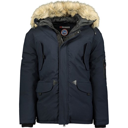 Geographical Norway Kurtka zimowa &quot;Bernar&quot; w kolorze granatowym ze sklepu Limango Polska w kategorii Kurtki męskie - zdjęcie 177621155