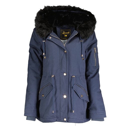 Geographical Norway Parka &quot;Boldina&quot; w kolorze niebieskim ze sklepu Limango Polska w kategorii Kurtki damskie - zdjęcie 177621686