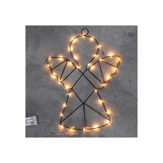 Profiline Dekoracyjna lampa LED "Angel" w kolorze ciepłej bieli - 42 x 55 cm - id: 13191546 - marki Profiline - 177622155 Profiline Dekoracyjna lampa LED "Angel" w kolorze ciepłej bieli - 42 x 55 cm ze sklepu Limango Polska w kategorii Dekoracje bożonarodzeniowe - zdjęcie 177622155