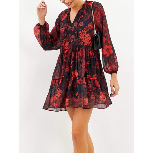 LA Angels Sukienka w kolorze czarno-czerwonym La Angels M okazja Limango Polska