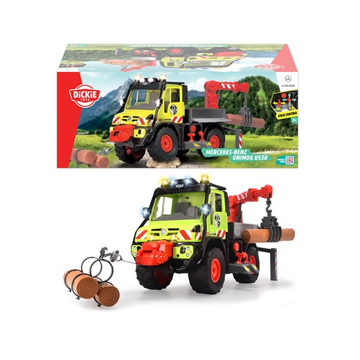 Dickie Transporter drewna &quot;Unimog U530&quot; - 3+ ze sklepu Limango Polska w kategorii Zabawki - zdjęcie 177622635
