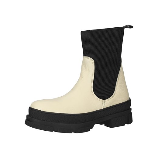 Steve Madden Skórzane botki w kolorze beżowym ze sklepu Limango Polska w kategorii Botki - zdjęcie 177623015