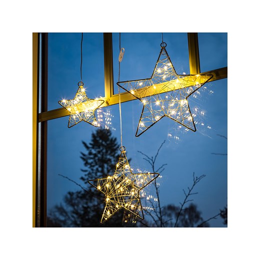 Profiline Dekoracyjne lampy LED (3 szt.) &quot;Star&quot; w kolorze ciepłej bieli ze sklepu Limango Polska w kategorii Oświetlenie led - zdjęcie 177623157