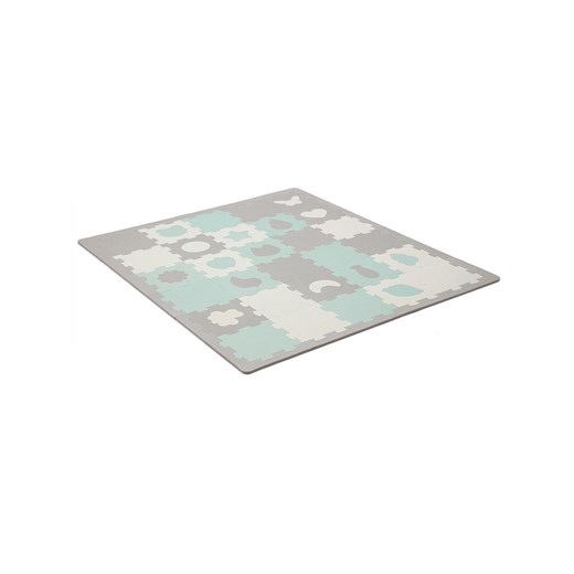 Kinderkraft Mata piankowa-puzzle w kolorze szaro-turkusowym - 165 x 185 cm - 10 Kinderkraft onesize okazja Limango Polska