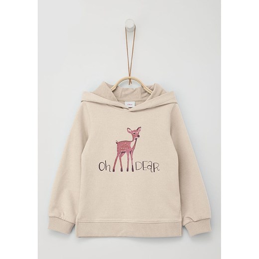 s.Oliver Bluza w kolorze beżowym ze sklepu Limango Polska w kategorii Bluzy dziewczęce - zdjęcie 177623968