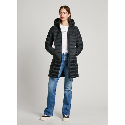 Pepe Jeans Płaszcz pikowany w kolorze czarnym Pepe Jeans XS wyprzedaż Limango Polska
