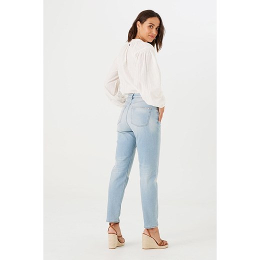 Garcia Dżinsy - Tapered fit - w kolorze błękitnym Garcia W28 wyprzedaż Limango Polska