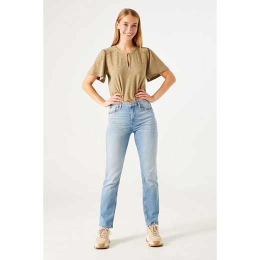 Garcia Dżinsy - Slim fit - w kolorze błękitnym ze sklepu Limango Polska w kategorii Jeansy damskie - zdjęcie 177624568