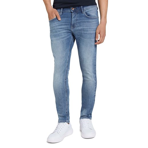 Tom Tailor Dżinsy - Skinny fit - w kolorze niebieskim ze sklepu Limango Polska w kategorii Jeansy męskie - zdjęcie 177625509