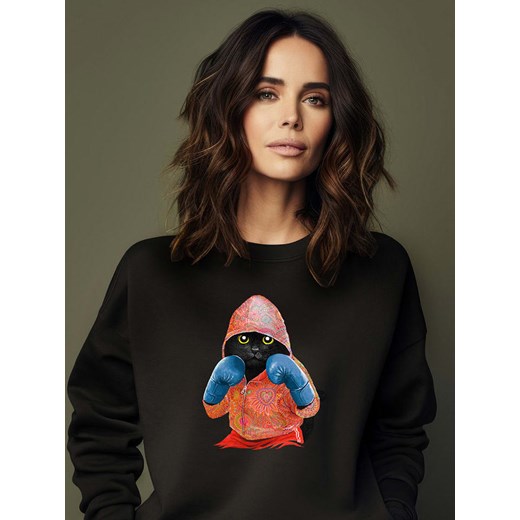WOOOP Bluza w kolorze czarnym ze sklepu Limango Polska w kategorii Bluzy damskie - zdjęcie 177625538