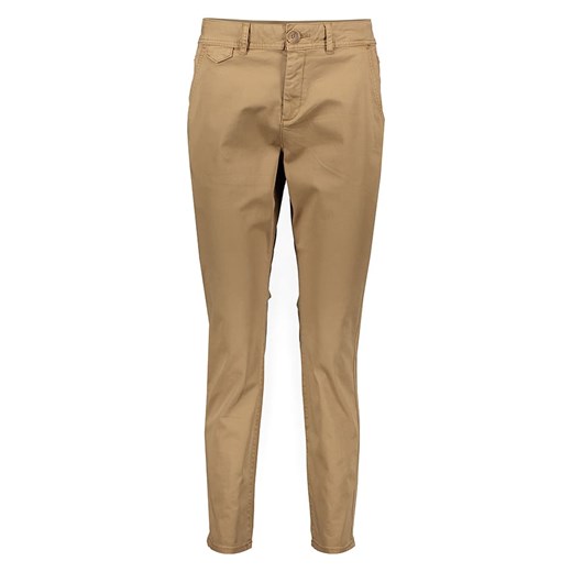 S.OLIVER RED LABEL Spodnie chino w kolorze jasnobrązowym ze sklepu Limango Polska w kategorii Spodnie damskie - zdjęcie 177625876