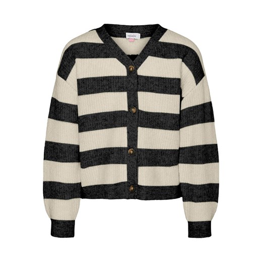 Vero Moda Girl Kardigan w kolorze czarno-kremowym ze sklepu Limango Polska w kategorii Swetry dziewczęce - zdjęcie 177626109