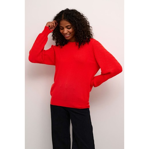 Kaffe Sweter w kolorze czerwonym Kaffe M Limango Polska wyprzedaż