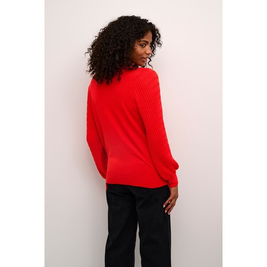 Kaffe Sweter w kolorze czerwonym Kaffe XL wyprzedaż Limango Polska