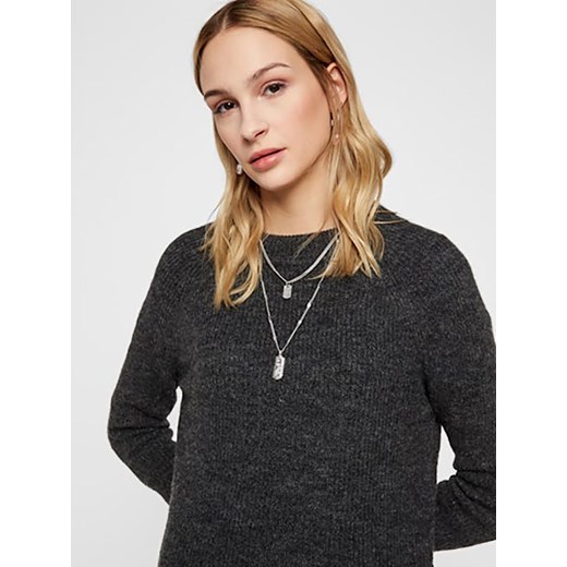 Pieces Sweter w kolorze antracytowym Pieces S wyprzedaż Limango Polska
