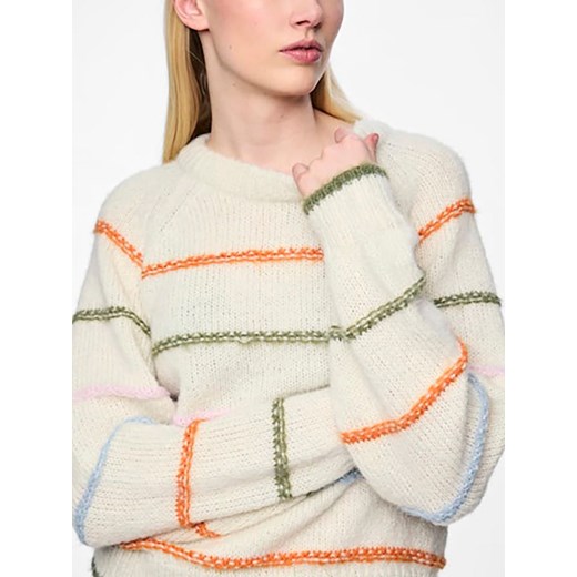 Pieces Sweter w kolorze kremowym Pieces M okazyjna cena Limango Polska