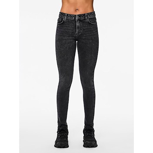 Pieces Dżinsy - Skinny fit - w kolorze antracytowym Pieces L/L30 okazja Limango Polska