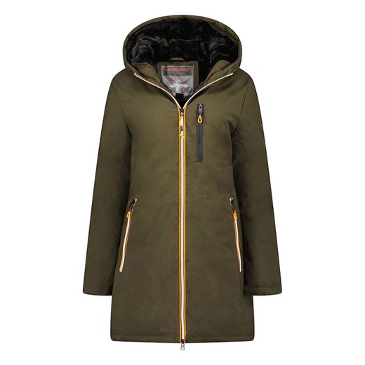 Geographical Norway Parka &quot;Cassim&quot; w kolorze khaki ze sklepu Limango Polska w kategorii Kurtki damskie - zdjęcie 177628847