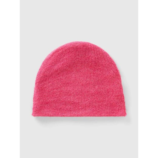 Benetton Dwustronna czapka beanie w kolorze różowym ze sklepu Limango Polska w kategorii Czapki dziecięce - zdjęcie 177628978
