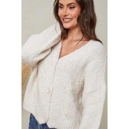 Joséfine Kardigan "Lenti" w kolorze kremowym Joséfine L okazja Limango Polska