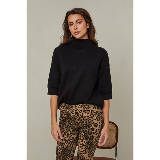 So Cachemire Sweter "Mahouca" w kolorze czarnym So Cachemire XL wyprzedaż Limango Polska