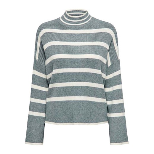 ONLY Sweter w kolorze szaro-białym ze sklepu Limango Polska w kategorii Swetry damskie - zdjęcie 177631025
