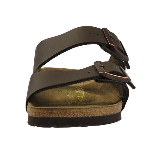 Birkenstock Skórzane klapki &quot;Arizona&quot; w kolorze brązowym 39 okazyjna cena Limango Polska
