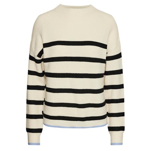Pieces Sweter w kolorze kremowo-czarnym ze sklepu Limango Polska w kategorii Swetry damskie - zdjęcie 177631269